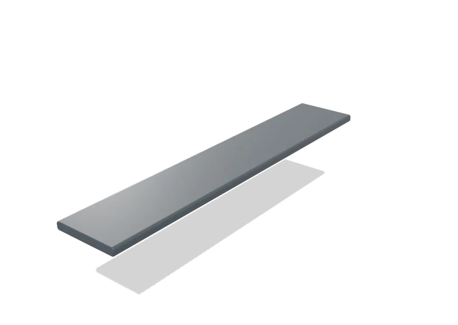 Profilé plat 20 x 2 mm