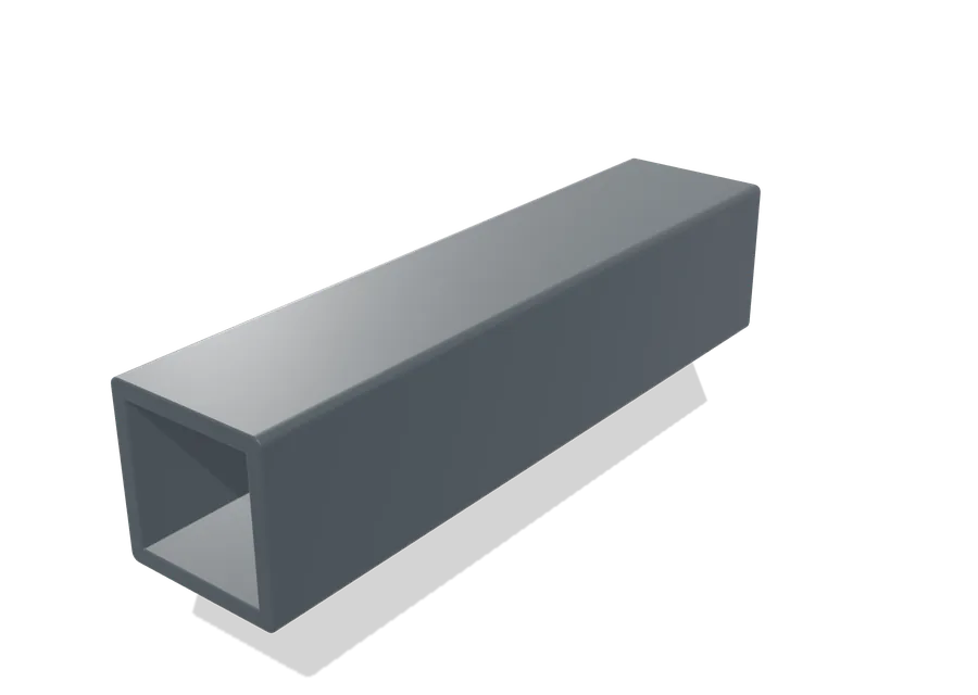 Tube carré 25 x 25 x 2 mm