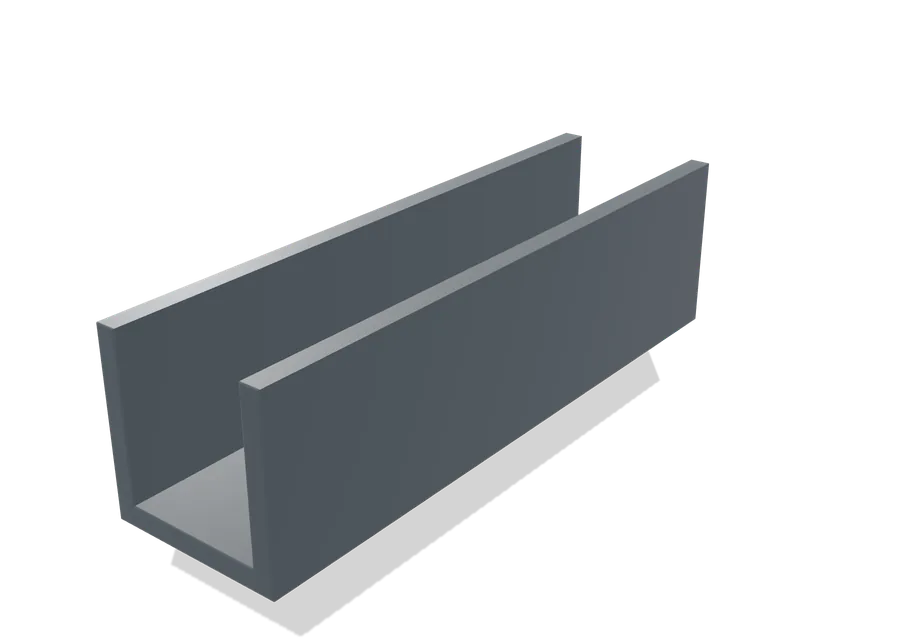 Profilé en U 30 x 30 x 3 mm